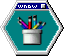 Windows 98 paint hexagonal stamp