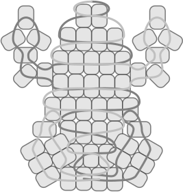 beadwork frog pattern. step 2: legs