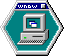 Windows 98 my computer hexagonal stamp