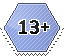13_plus hexagonal stamp