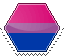 bisexual hexagonal stamp