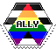 straight_ally_text hexagonal stamp