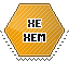 xe_xem hexagonal stamp