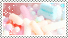 pastel candy sprinkles stamp