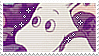 purple flowers moomin stamp