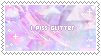 pink 'I piss glitter' stamp